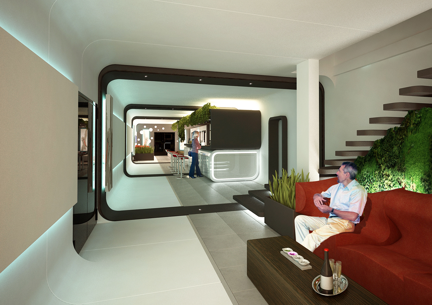 Maggiora automobili - interior design - Industry reassessment - Coffee bar2 - Davide Mezzasalma - Furniture design - Berlin