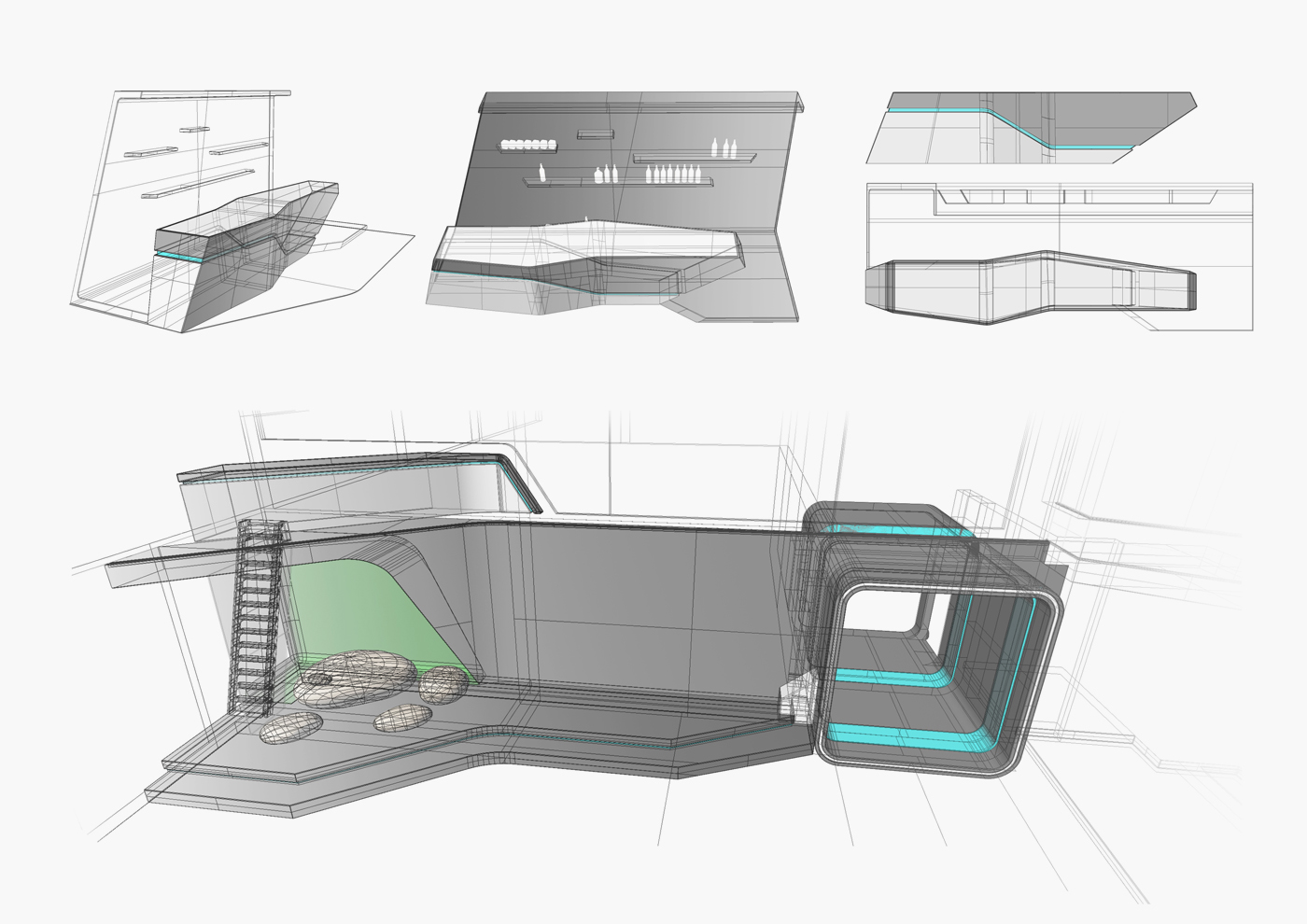 Maggiora automobili - interior design - Industry reassessment - exhibition hall3 - Davide Mezzasalma - Furniture design - Berlin